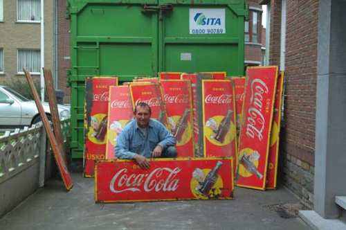 Coca Cola Enamel sign
