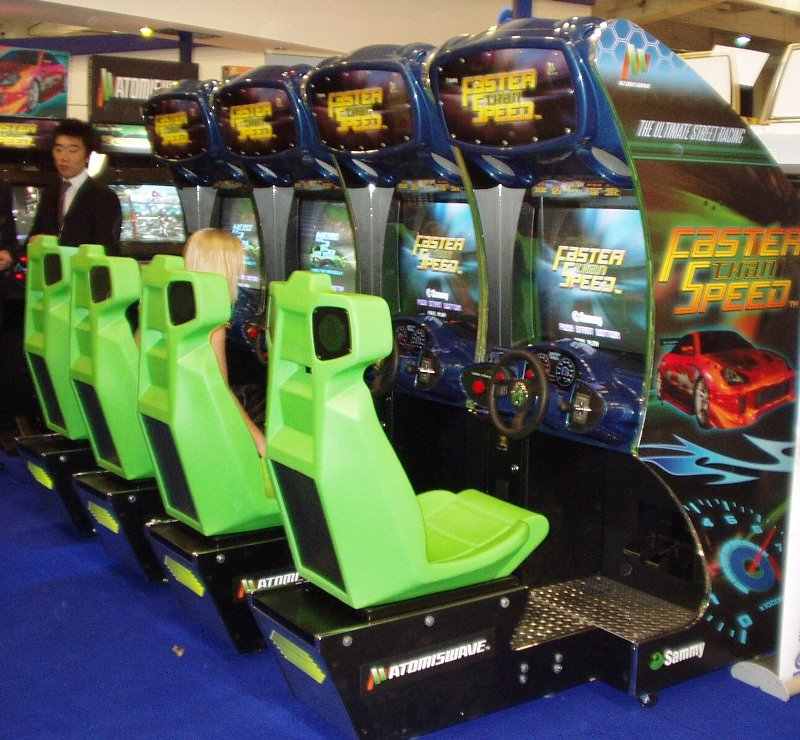 Sega Faster than speed arcade machine