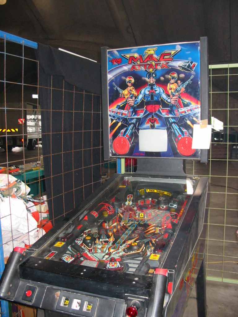 Mac Attack italian pinball machine