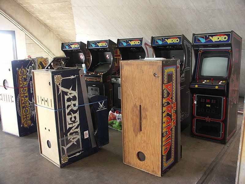 Gottlieb Arena  and Gladiators pinball