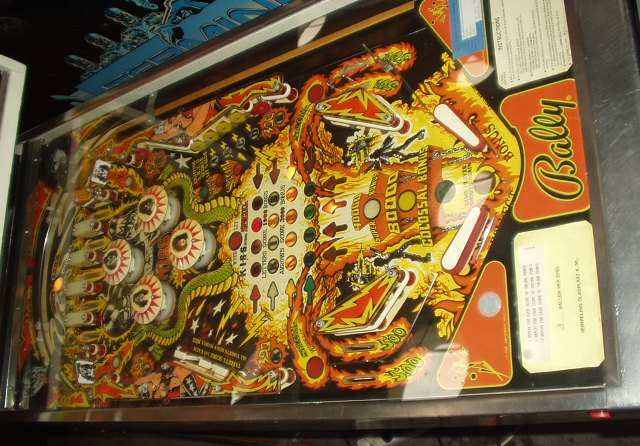 Kiss pinball playfield