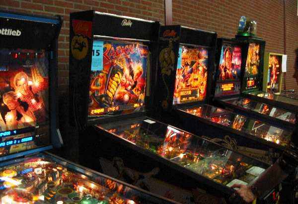 pinball machines