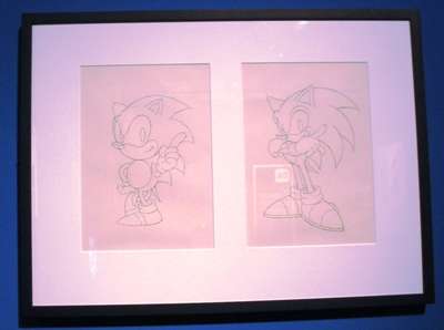Sonic Sega original artwork