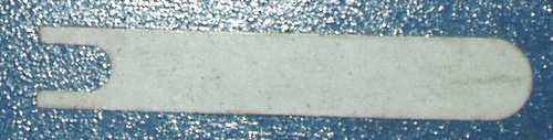 Flipper shaft end play spacing gauge