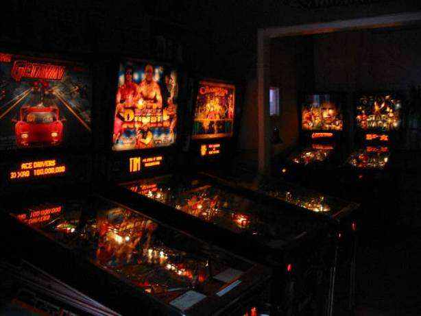 pinball in the dark