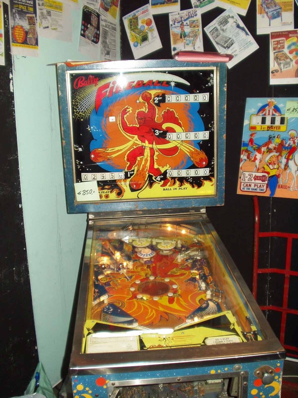 Bally fireball pinball machine