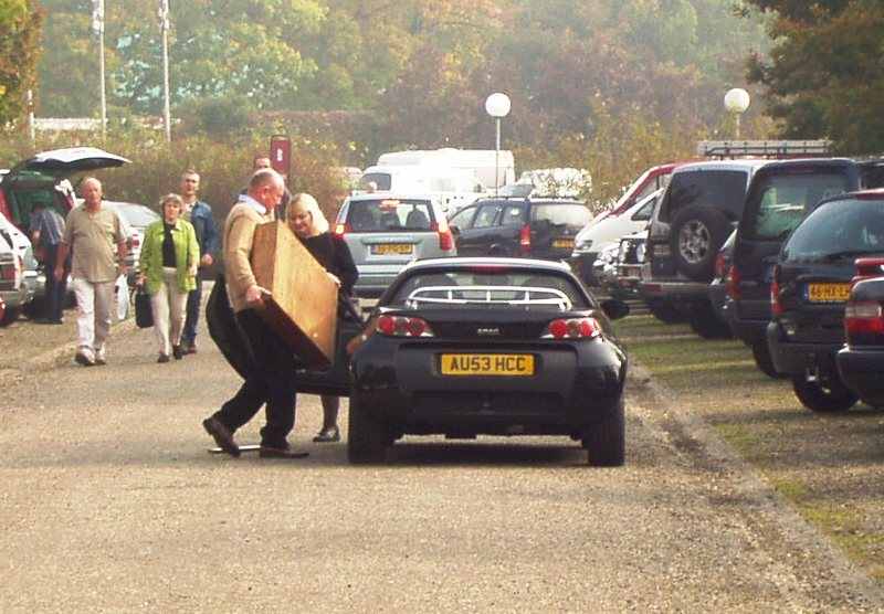 pinball machine in Smart roadster