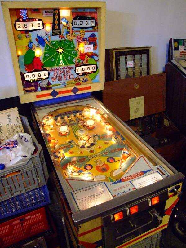 Gottlieb Spin Wheel pinball machine