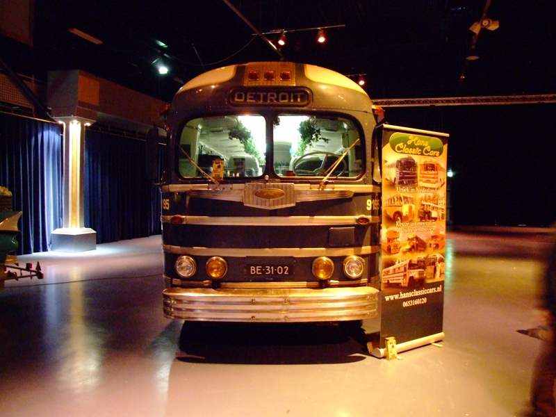 classic restored coach bus