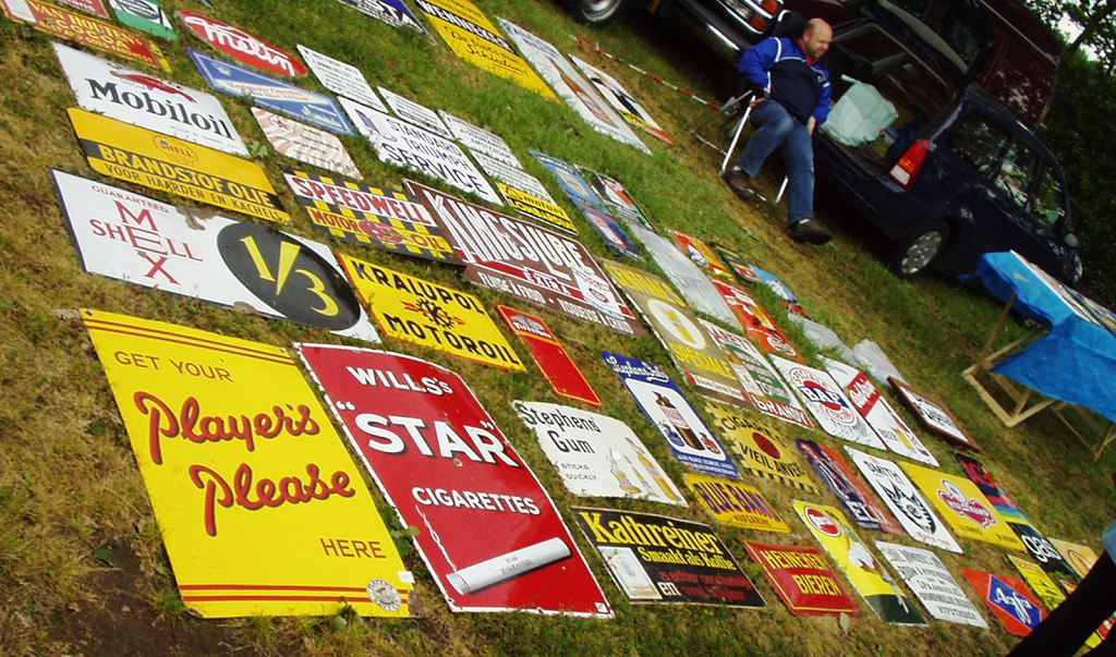 metal ad plates