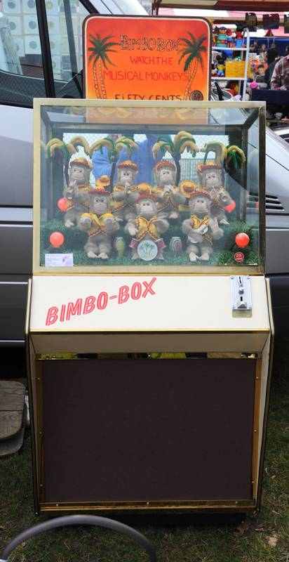 bimbo box met reclamebord