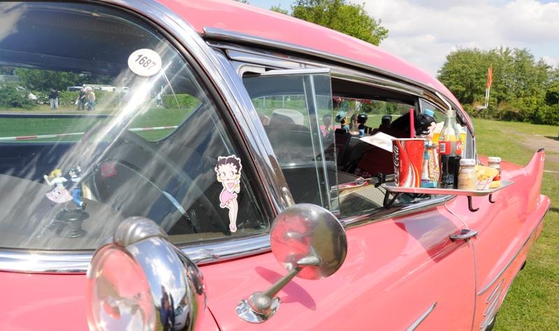 pink cadillac drive in