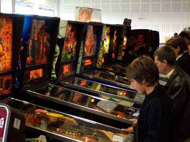 pinball machines