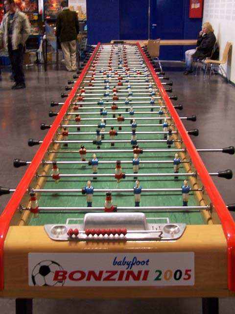 large foosball table