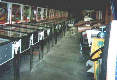 Tim Arnold pinball collection