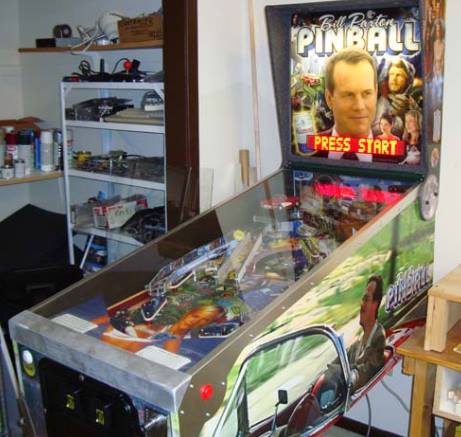 Bill Paxon pinball machine by Ben Heck