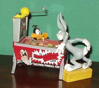 pinball statue Bugs Bunny Taz Hallmark