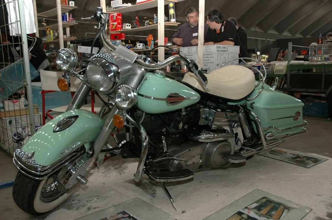 restored Harley Davidson Fatboy