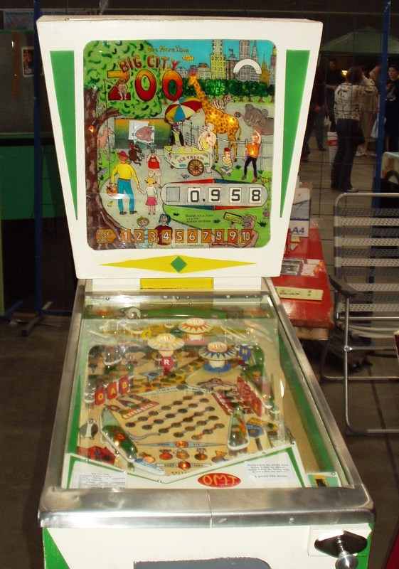 Big City Zoo custom pinball machine