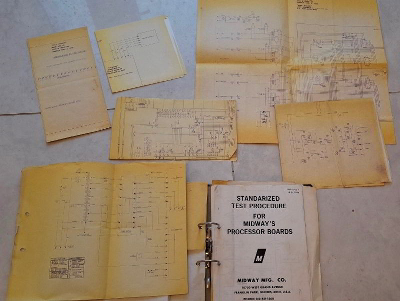 arcade manuals for sale