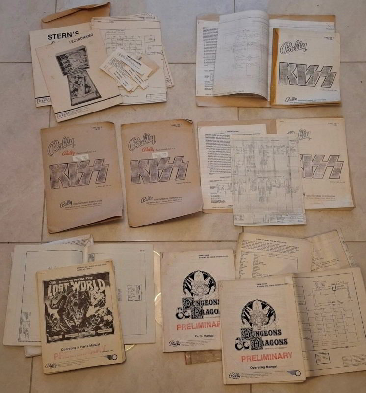 Bally manuals for sale