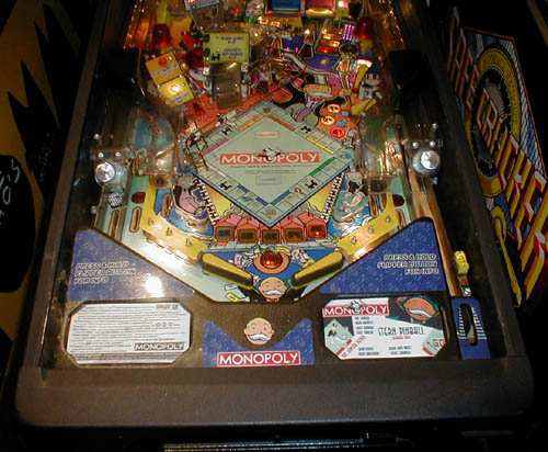 Stern Monopoly pinball playfield