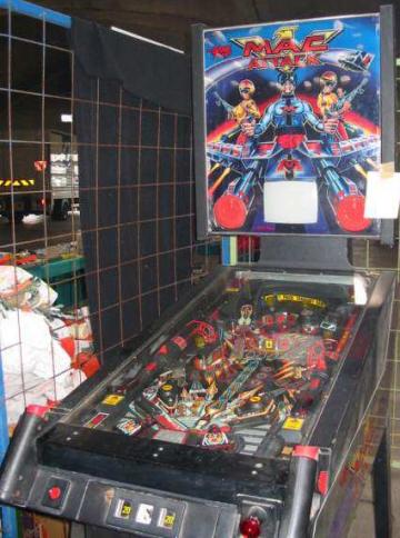 Mac Attack italian pinball machine