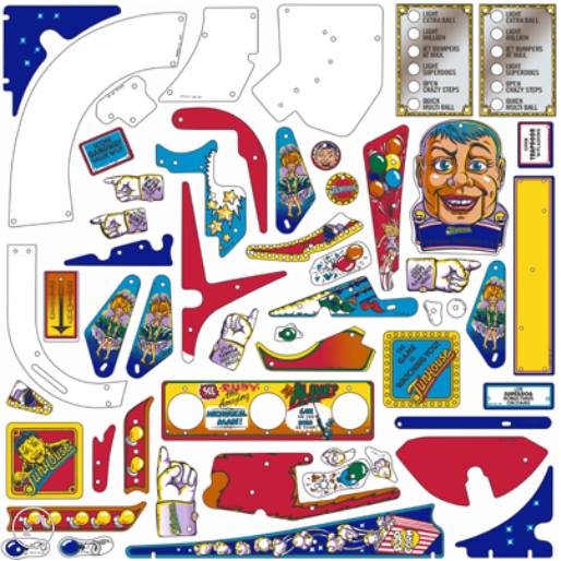 Funhouse promo plastics