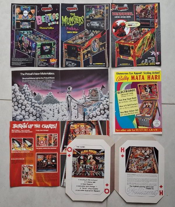 Pinball flyers