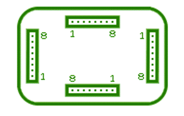 pcb pin numbers