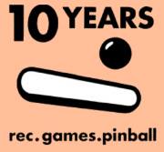 10 years on rec.games.pinball