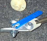 Flipper shaft end play spacing gauge