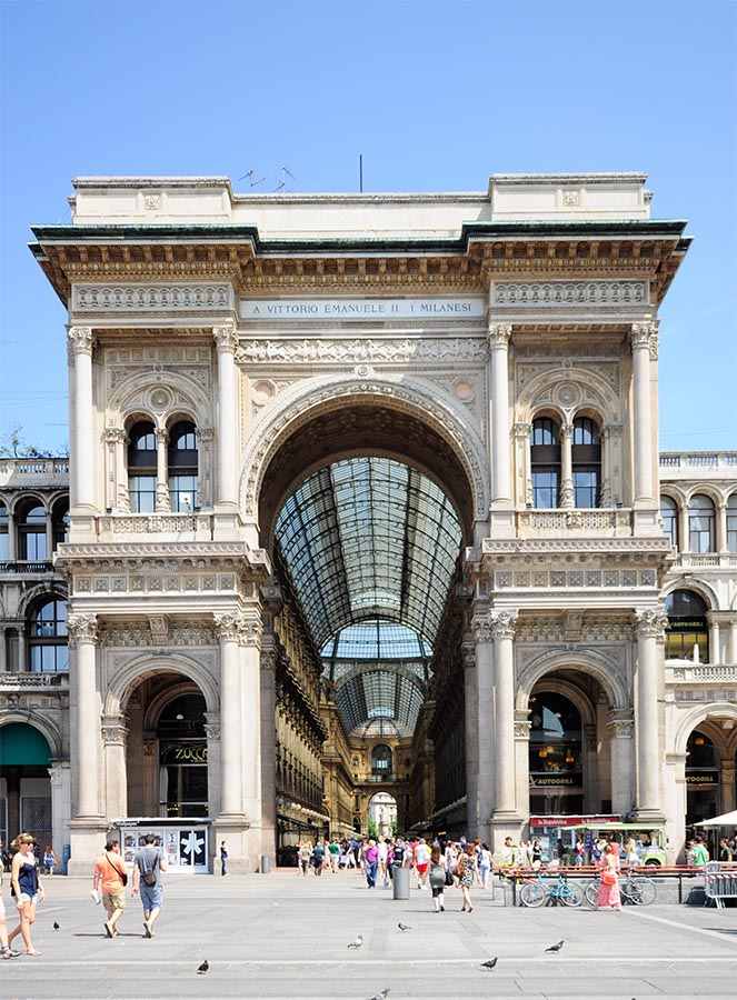 La Galleria Vittorio Emanuelle II Milano